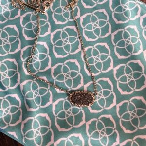 Kendra Scott Elisa Nacklace in Platinum